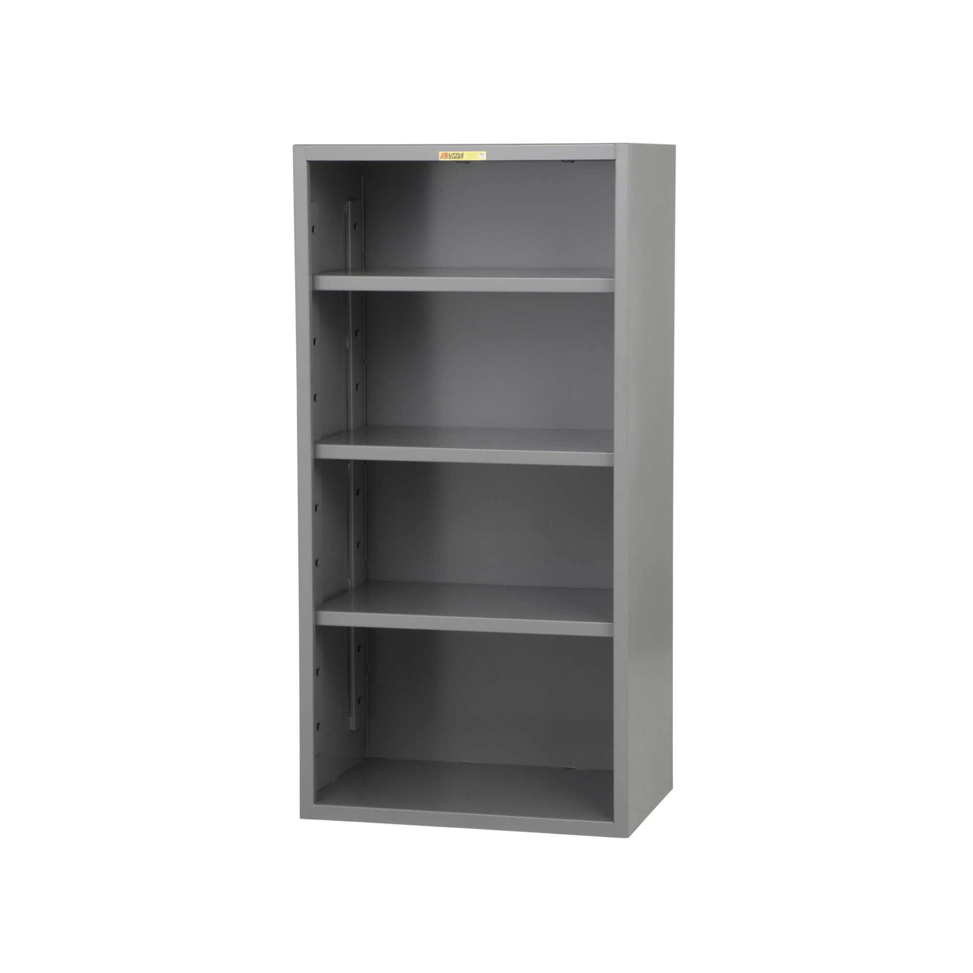 Little Giant Enclosed Adjustable Shelving - 24in. x 36in. x 72in., 1500-Lb. Shelf Capacity, Welded Steel, Model# ESH-2436-3A